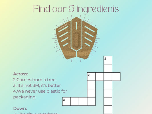Find Our 5 Ingredients crossword
