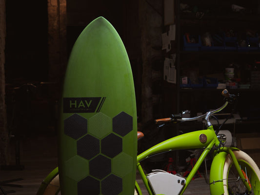 What do an electric bike brand and a surf accessories brand have in common?