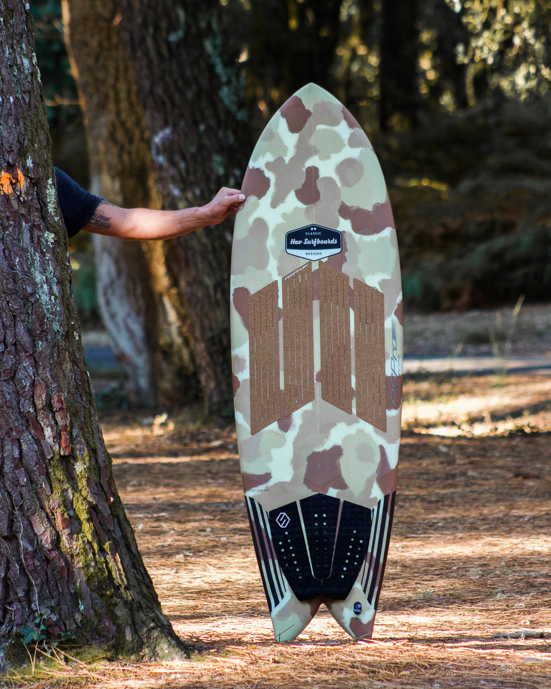 Camo Fish waxless surfboard – RSPro