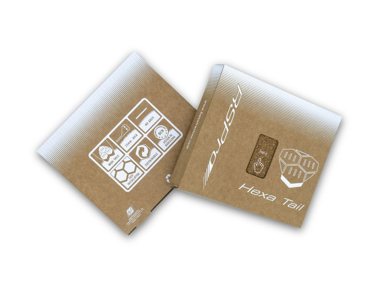 RSPro Hexa Tail compact and carboard packaging