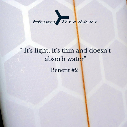 HexaTraction: Light, thin and doesn't absorb water