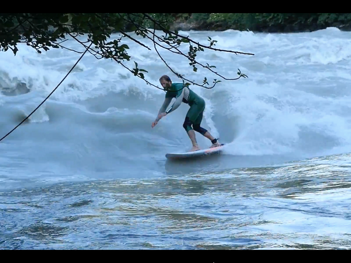 River Surfing in Austria
