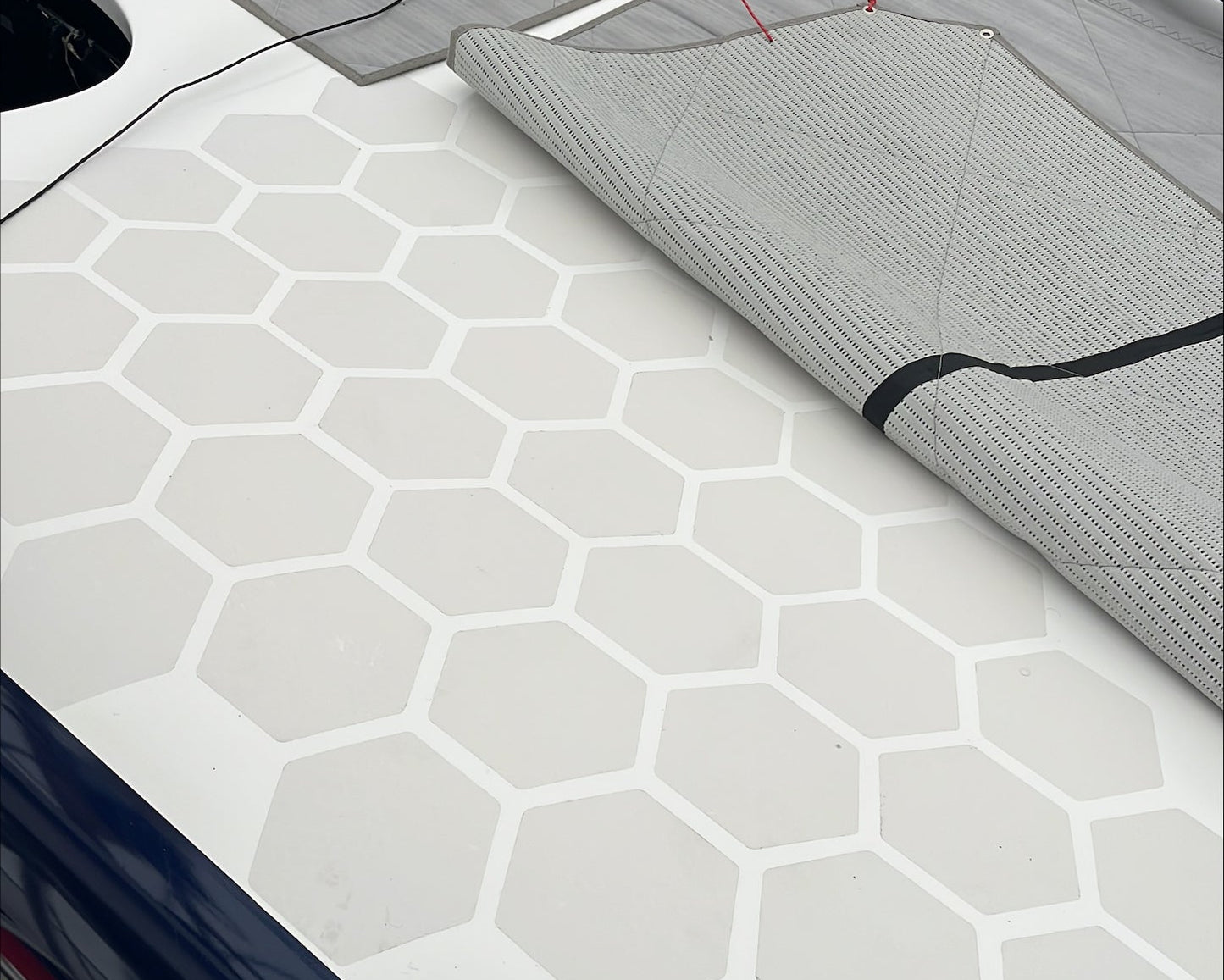 HexaTraction ProDeck Clear. Ultimate Deck Grip for Performance Sailing