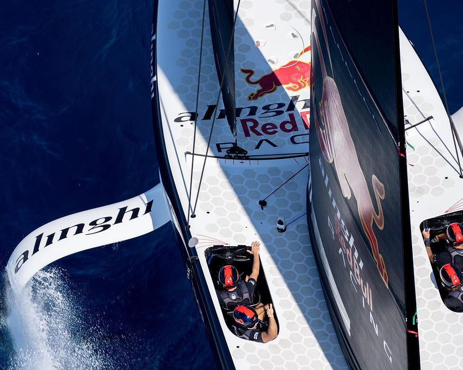 HexaTraction on the deck of an Alinghi Red Bull