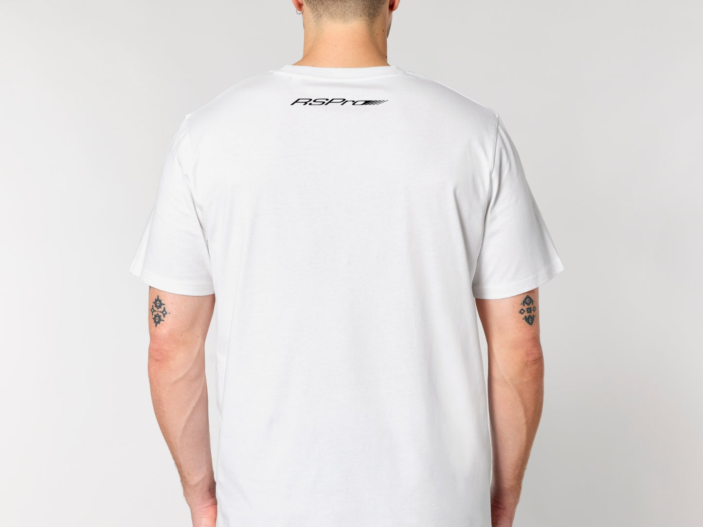 RSPro Tee 5 Surfers Ruin Everything White Model Back