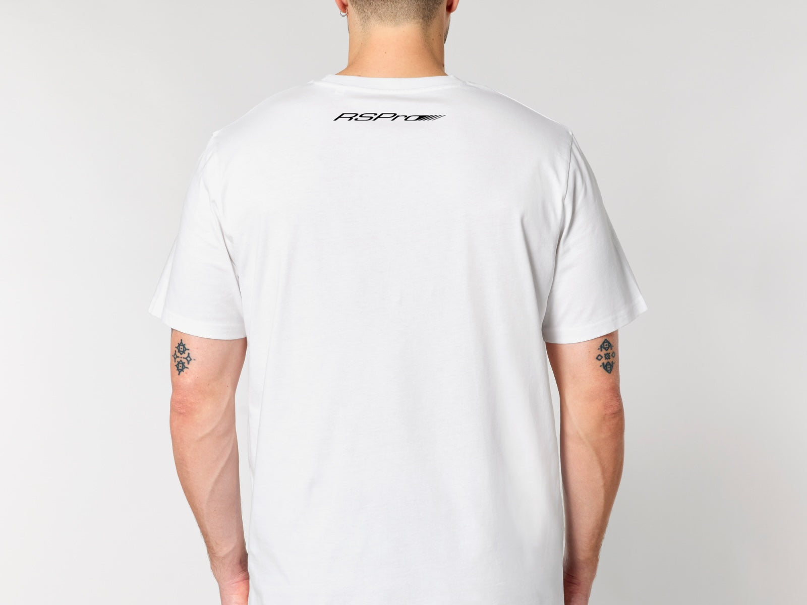 RSPro Tee 5 Surfers Ruin Everything White Model Back