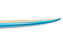 Load image into Gallery viewer, Blue SUP board protected with transparent Rail Saver PRO
