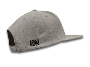 RSPro cap 3 patch flat heather grey rear view