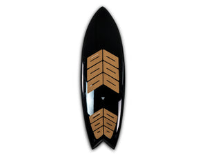 RSPro Front Grip Arrow installed on a retro fish surfboard