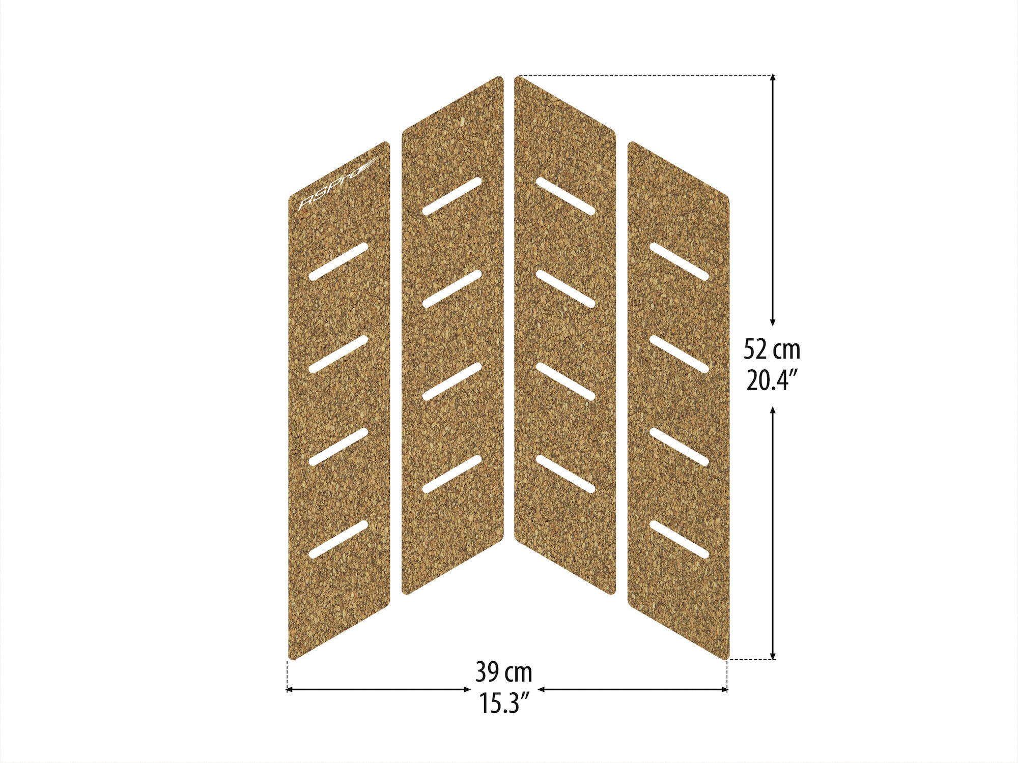 Front foot eco grip made from cork by RSPro. 4 pieces | Haarbürsten