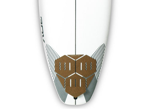 RSPro Hexa Tail tail pad on a DHD 3DV surfboard