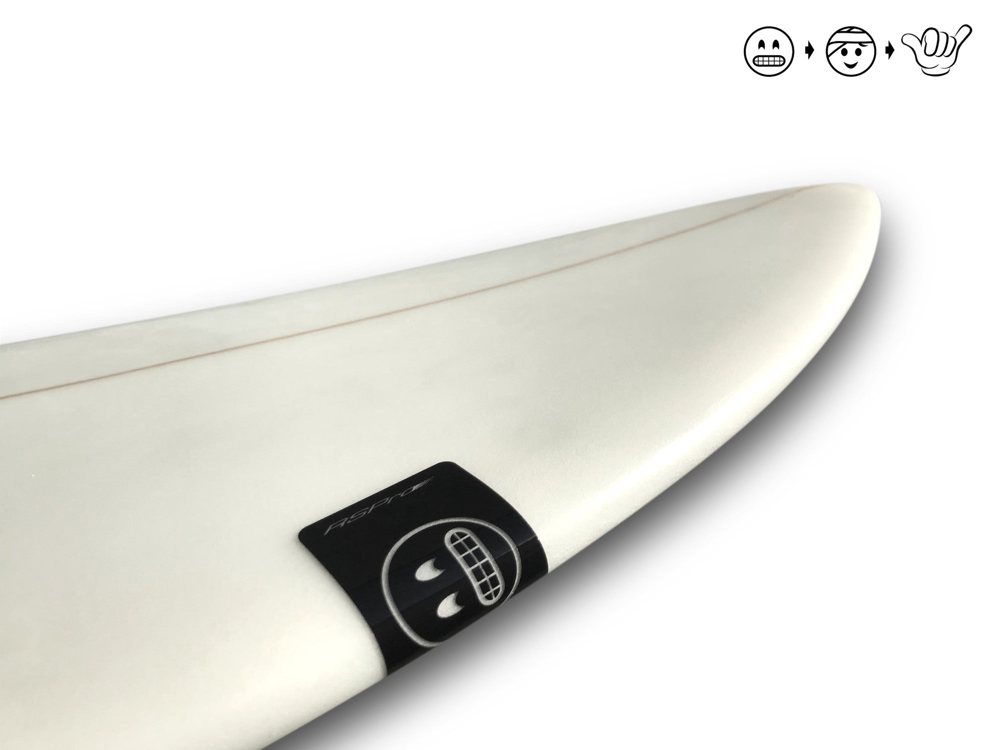 Surfboard patch clearance