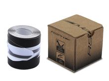 Load image into Gallery viewer, Stripes RSPro Black White SUP rail saver with packaging
