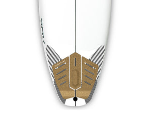 RSPro sustainable performance Tail Grip detail on a surfboard