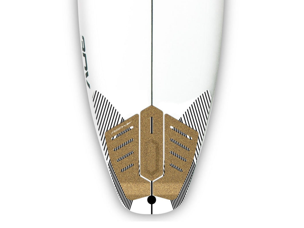 RSPro sustainable performance Tail Grip detail on a surfboard
