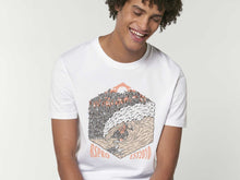Load image into Gallery viewer, RSPro Tee #3 &quot;Skull Surfer&quot; X Kentaro Yoshida male model front view
