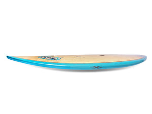 Transparent rail saver for short SUP boards